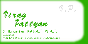 virag pattyan business card